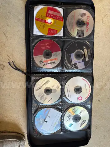 Large Binder of Older Drivers, and Software