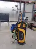 LOT of 3 GOLF BAGS w/ LEFT HANDED CLUBS