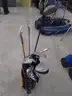 LOT of 3 GOLF BAGS w/ LEFT HANDED CLUBS