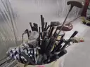 LOT of ASSORTED GOLF CLUBS