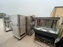 Lot of Cafeteria Stainless Steel Warmers, Ovens, Stoves, Etc.