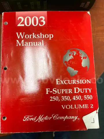 2003 Workshop Manual for Ford