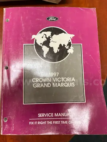 1997 Crown Victoria  and Grand Marquis Service Manual