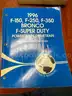 1996 Ford F-150, F-250, Ford F-350, Bronco, F-Super Duty Manual