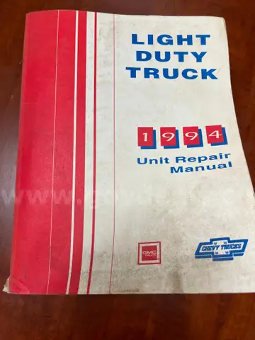 1994 Chevy Light Duty &#x26; C/K truck manuals