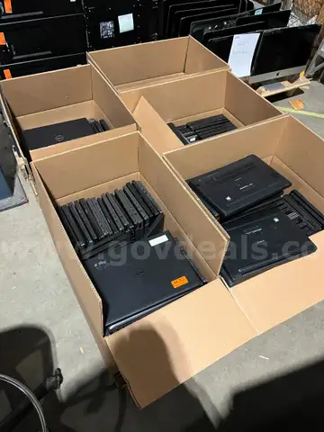 Lot of 212 Dell Latitude/other office laptops. UNTESTED/AS IS. NO HDDS