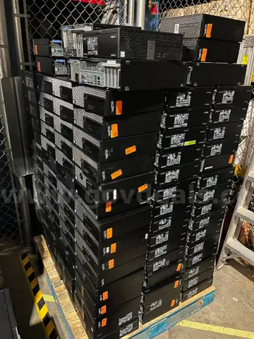 Lot of 191 Small Form Factor Dell Optiplex computers i5,i7. UNTESTED/AS IS. NO HDDS