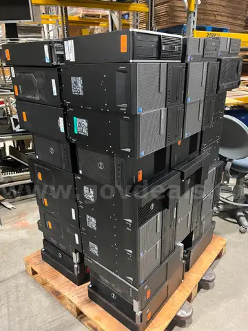 Lot of 50 Dell office Optiplex/Precision computers. UNTESTED/AS IS. NO HDDS