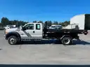 2012 Ford F-550 4x4 Diesel Roll Off Hook Lift Flatbed Dump Truck (ID #39757) (Off-Site) (25-1300) 13400