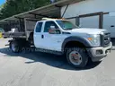 2012 Ford F-550 4x4 Diesel Roll Off Hook Lift Flatbed Dump Truck (ID #39757) (Off-Site) (25-1300) 13400