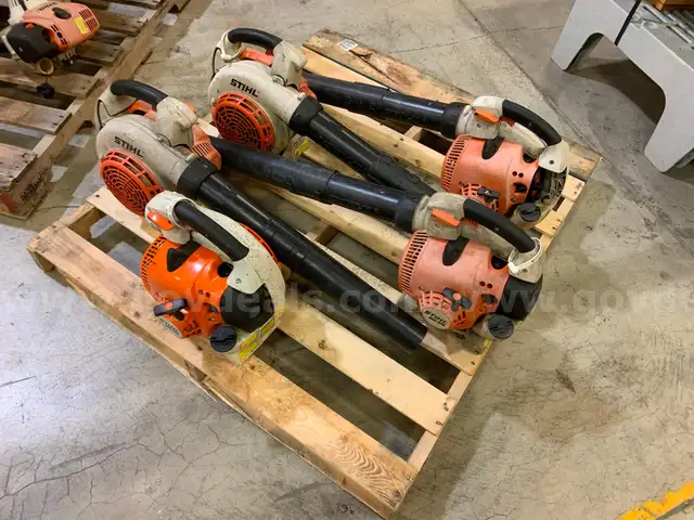 Pallet of 4ea Stihl Blowers&#xA0;(ID #40280) (I1-1L) (25-1618-8) 300