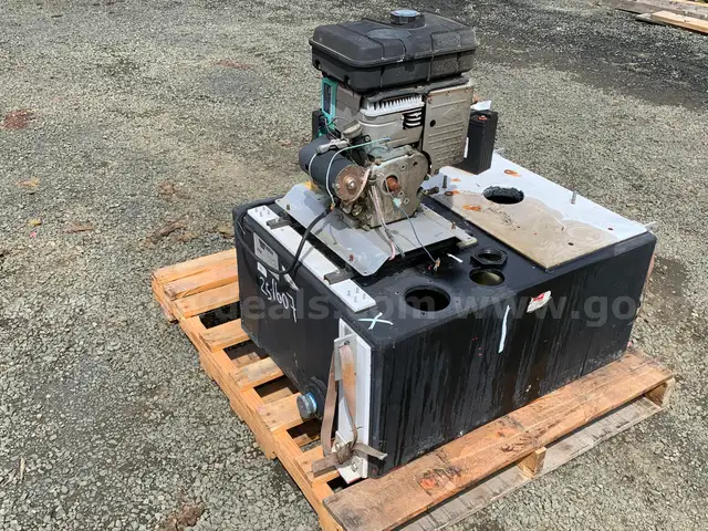 1998 Wildfire Pacific Small Fire Suppression System with 50 Gallon Water Tank and Motor (ID# 40476) (GVL) (25-1607) 465