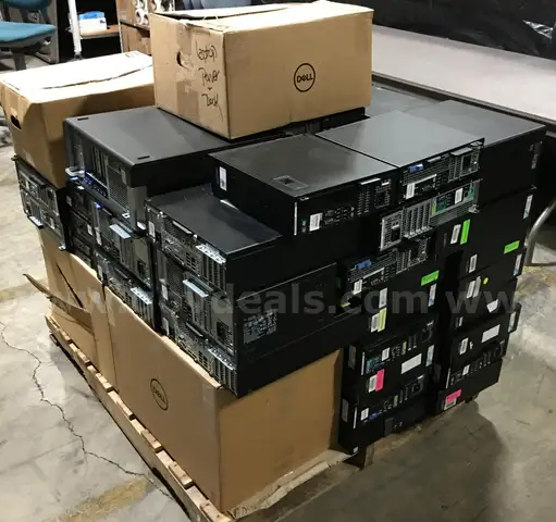 LOT of ~200 Desktop PC&#x27;s&#xA0;- Dell OptiPlex &#x26; Assorted Models (ID# 40605) (G0802L) (C4K)