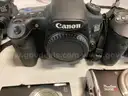 Box of Various Cameras &#x26; Jet Paks&#xA0;(ID #40682) (J01-2L) (NO UPC)