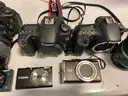Box of Various Cameras &#x26; Jet Paks&#xA0;(ID #40682) (J01-2L) (NO UPC)