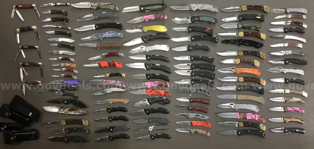 LOT of ~100 Buck Knives (ID# 40692) (TSA #1) (NO UPC) (18-24)