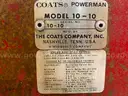 Coats Super Powerman 10-10 Tire Changer&#xA0;(ID #40700) (J6-2L) (25-2041-5) 23402