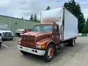 1996 International 4700 DT466 20ft Box Truck, Manual Transmission, LOW MILES! Under 23K  (ID# 40755) (E08) (25-2440) 310