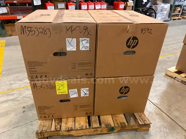 Pallet of Four HP LaserJet Enterprise M608x&#xA0;(ID #40764) (I02-5R) (25-1728-1) 055
