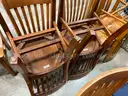 Lot of Seventeen Assorted Wood Chairs (ID #40873) (Center 1) No UPC