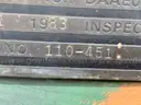 1983 Isometrics Inc M149A2 400 Gallon Water Tank Trailer (ID# 40900) (GVL) (25-1979) 305
