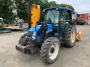 2006 New Holland TN95DA Tractor 4WD w/ 60in Side and Rear Flail Mowers (ID# 40910) (GVL) (25-0484)+ 405