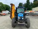 2006 New Holland TN95DA Tractor 4WD w/ 60in Side and Rear Flail Mowers (ID# 40910) (GVL) (25-0484)+ 405