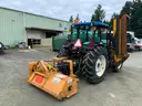 2006 New Holland TN95DA Tractor 4WD w/ 60in Side and Rear Flail Mowers (ID# 40910) (GVL) (25-0484)+ 405