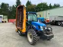 2006 New Holland TN95DA Tractor 4WD w/ 60in Side and Rear Flail Mowers (ID# 40910) (GVL) (25-0484)+ 405