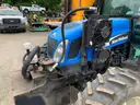 2006 New Holland TN95DA Tractor 4WD w/ 60in Side and Rear Flail Mowers (ID# 40910) (GVL) (25-0484)+ 405
