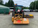 2006 New Holland TN95DA Tractor 4WD w/ 60in Side and Rear Flail Mowers (ID# 40910) (GVL) (25-0484)+ 405