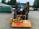 2006 New Holland TN95DA Tractor 4WD w/ 60in Side and Rear Flail Mowers (ID# 40910) (GVL) (25-0484)+ 405