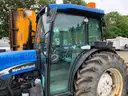 2006 New Holland TN95DA Tractor 4WD w/ 60in Side and Rear Flail Mowers (ID# 40910) (GVL) (25-0484)+ 405