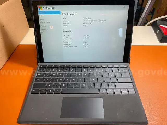 Microsoft Surface Pro 7 - Surface Pro 7 - i7/16/256 M1866&#xA0;(ID# 41096) (D-Case) (No UPC) ($18-19) 179