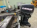 1984 Calkins Boat Trailer w/ 1985 16ft Polar Kraft Jon Boat &#x26; 2013 Evinrude 90hp Motor (ID# 41113) (GVL) (25-1563)+ 4772