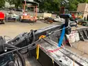 1984 Calkins Boat Trailer w/ 1985 16ft Polar Kraft Jon Boat &#x26; 2013 Evinrude 90hp Motor (ID# 41113) (GVL) (25-1563)+ 4772