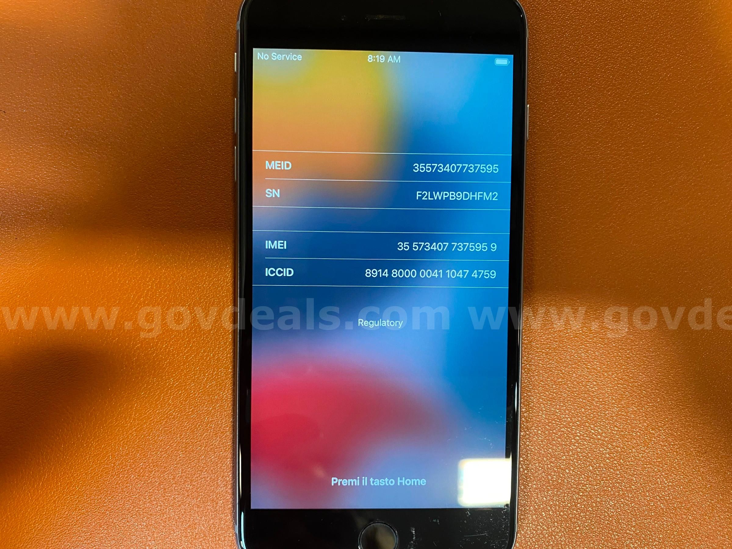 iPhone 6s Plus - Silver - 32GB (ID# 41576) (D-Case) (No UPC