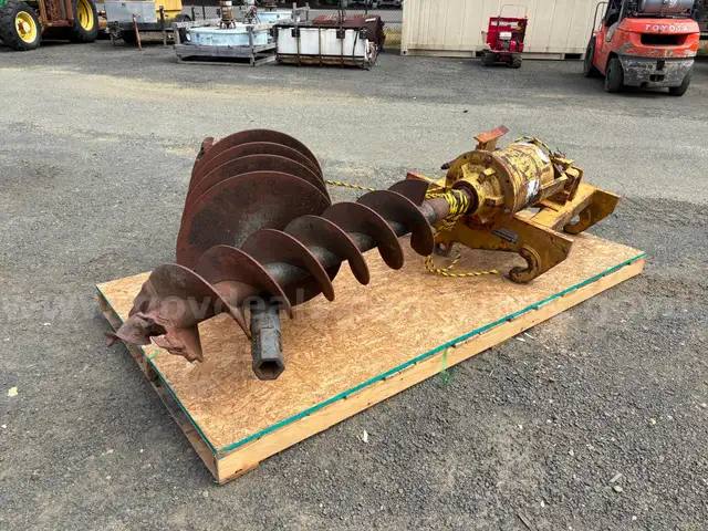 McMillen Auger Drive 3550 with 12in DIA &#x26; 24in DIA Pengo Auger Bits (ID# 41585) (GVL) (25-2325) 310