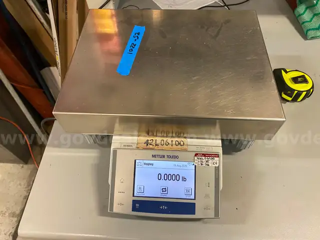 Mettler Toledo Digital Scale&#xA0;(ID #41597) (J01-2L) (25-2201-1) 405