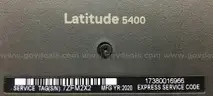 Bulk Laptop LOT ~227 Dell Latitude 5400 - Intel Core i5 (ID# 41702) (G13-2R) (C4K)