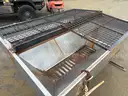 Monroe Spreader 9ft Stainless Steel Hopper V-Box with Spinner (Unit 1) (ID# 41797) (GVL) (25-2239-2) 21716