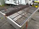 Monroe Spreader 9ft Stainless Steel Hopper V-Box with Spinner (Unit 2) (ID# 41798) (GVL) (25-2239-2) 21716