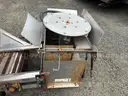 Monroe Spreader 9ft Stainless Steel Hopper V-Box with Spinner (Unit 2) (ID# 41798) (GVL) (25-2239-2) 21716