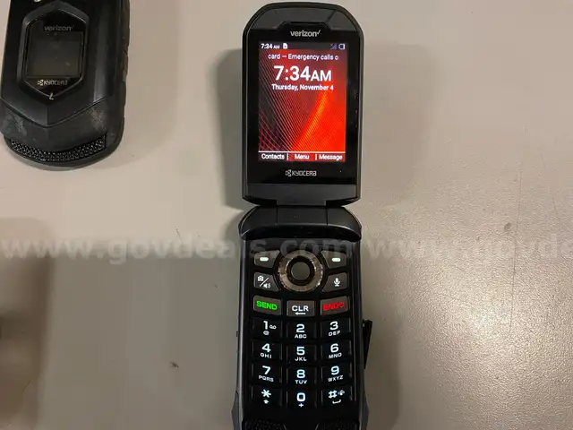 Lot 5 - Approx. 31 Kyocera Rugged Cell Phones&#xA0;(ID #41799) (J01-3L) (25-2855-1) 540 (18-22)