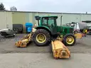 2002 John Deere 6420 MFWD Tractor w/ Tiger Triple Gang Flail Mower, 20ft Cut Width (ID# 41854) (GVL) (25-0381) 405