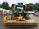 2002 John Deere 6420 MFWD Tractor w/ Tiger Triple Gang Flail Mower, 20ft Cut Width (ID# 41854) (GVL) (25-0381) 405