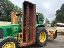 2002 John Deere 6420 MFWD Tractor w/ Tiger Triple Gang Flail Mower, 20ft Cut Width (ID# 41854) (GVL) (25-0381) 405