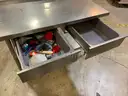 Stainless Steel Table With Drawers&#xA0;(ID #41872) (J5-1R) (25-2513-42) 315