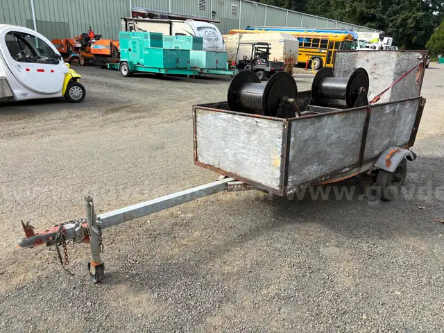 1987 Clakins Boat Trailer Converted to a Utility/Tank Trailer (ID# 42461) (GVL) (25-1840) 477