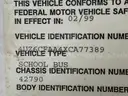 2000 Freightliner FS65 Thomas 71 Passenger School Bus (ID# 42714) (Bullpen) (25-3522) 310